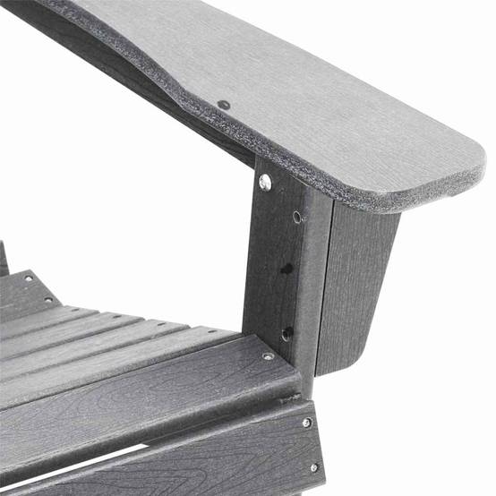 PANGIVO - Chaise de jardin Polyéthylène Gris clair 82 x 74 x 92 cm, Poids :38.48kg - PANGIVO - Image 7