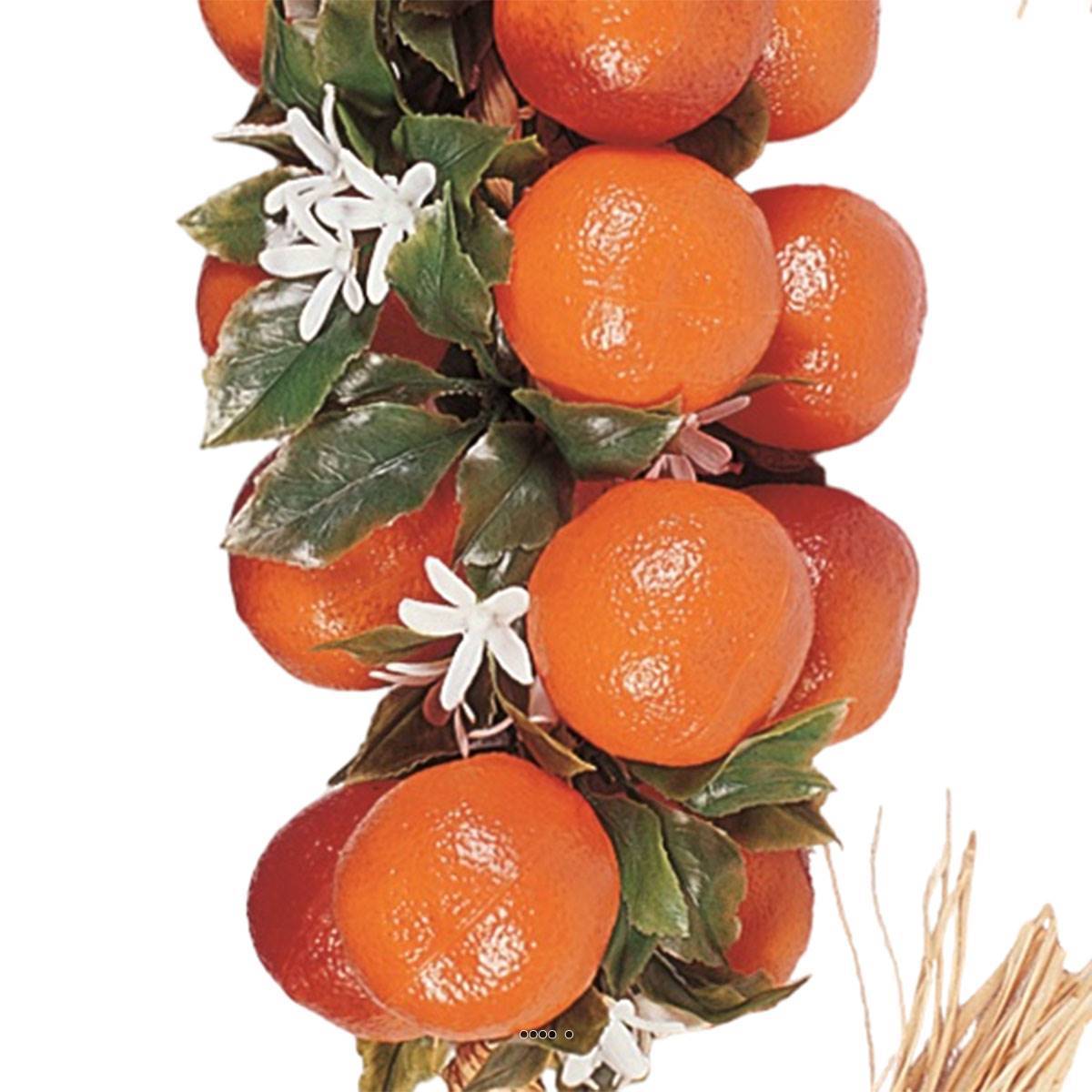 Artificielles - Grappe de 20 oranges artificielles en Plastique soufflé L 50 cm - Imagen 3