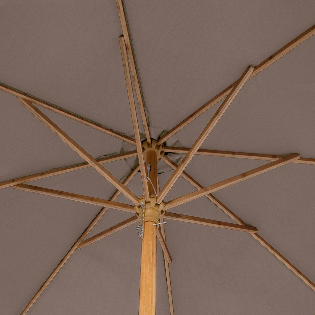 Hesperide - Parasol droit "Tinaei" noisette 3m en bambou Hespéride - Imagen 3