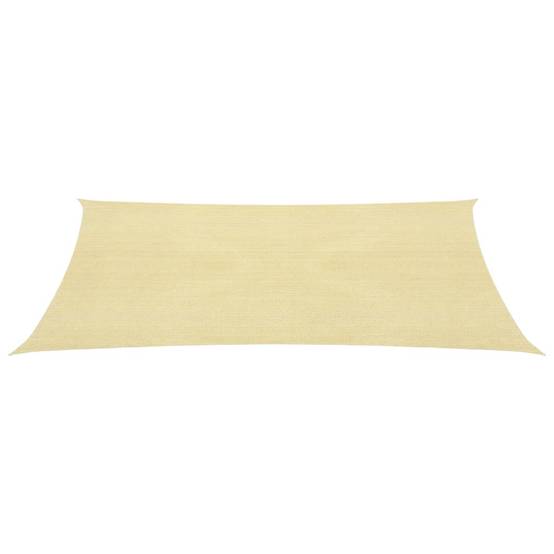 Helloshop26 - Voile d'ombrage 160 g/m² 5 x 7 m pehd beige - Imagen 1