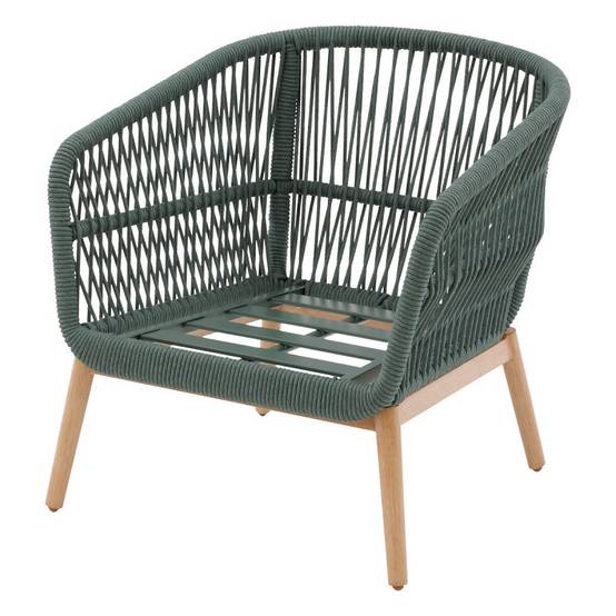 Hesperide - Salon 5 places Orissa effet bois brossé vert olive – Hespéride - Image 6