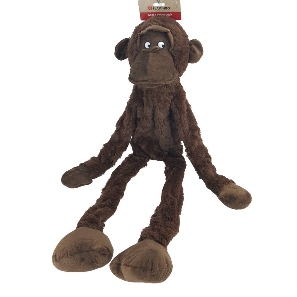 Flamingo - jeux Singe Madina marron 100cm pour chien - Imagen 4