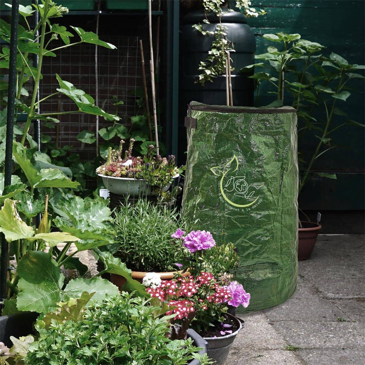 Sac de Compost pour Jardin 127L Coloris Vert - HARPER - Image 4