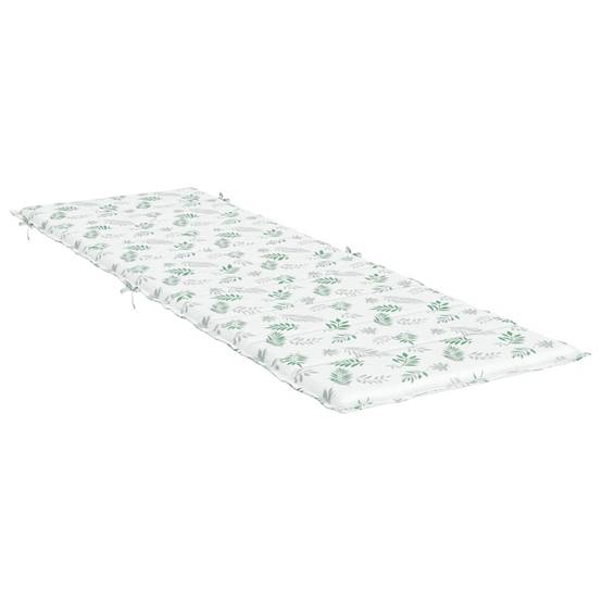 PANGIVO - Coussin de chaise longue tissu oxford motif feuilles 186 x 58 x 3 cm - PANGIVO - Image 4