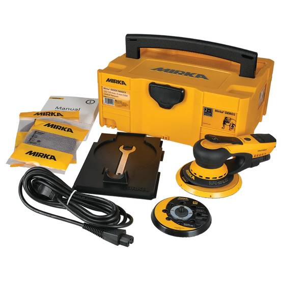 Mirka - Ponceuse excentrique 220V 650CV - Ø 125/150 mm - Deros MIRKA - en coffret de transport - MID5650202CA - Imagen 2