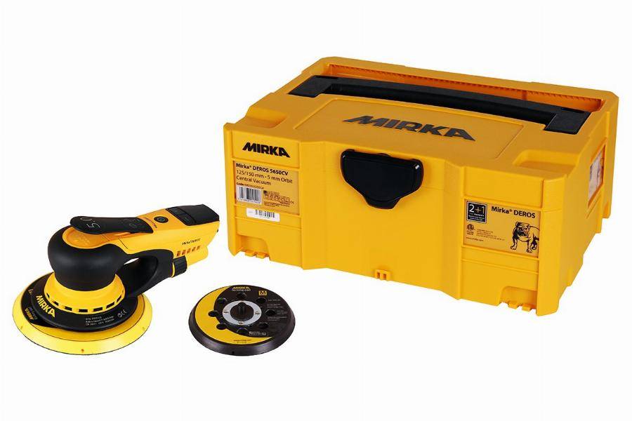 Mirka - Ponceuse excentrique 220V 650CV - Ø 125/150 mm - Deros MIRKA - en coffret de transport - MID5650202CA - Imagen 1