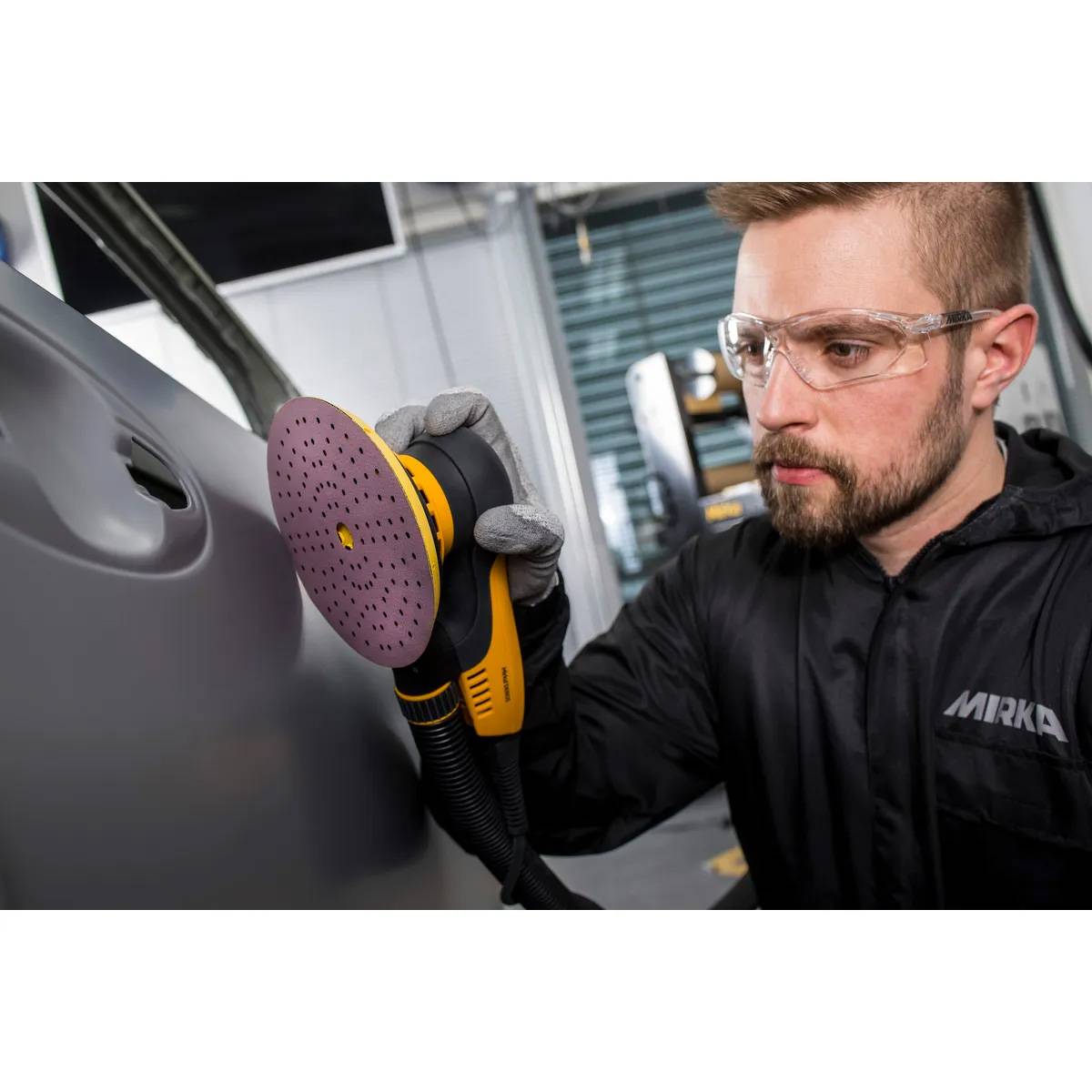 Mirka - Ponceuse excentrique 220V 650CV - Ø 125/150 mm - Deros MIRKA - en coffret de transport - MID5650202CA - Imagen 9