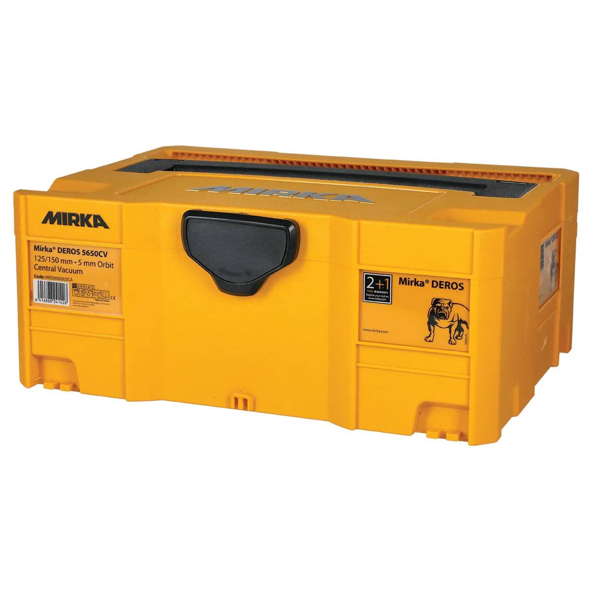 Mirka - Ponceuse excentrique 220V 650CV - Ø 125/150 mm - Deros MIRKA - en coffret de transport - MID5650202CA - Imagen 6