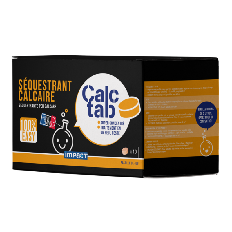 Astral Pool - Séquestrant calcaire Impact CALC-TAB - 10 pastilles -