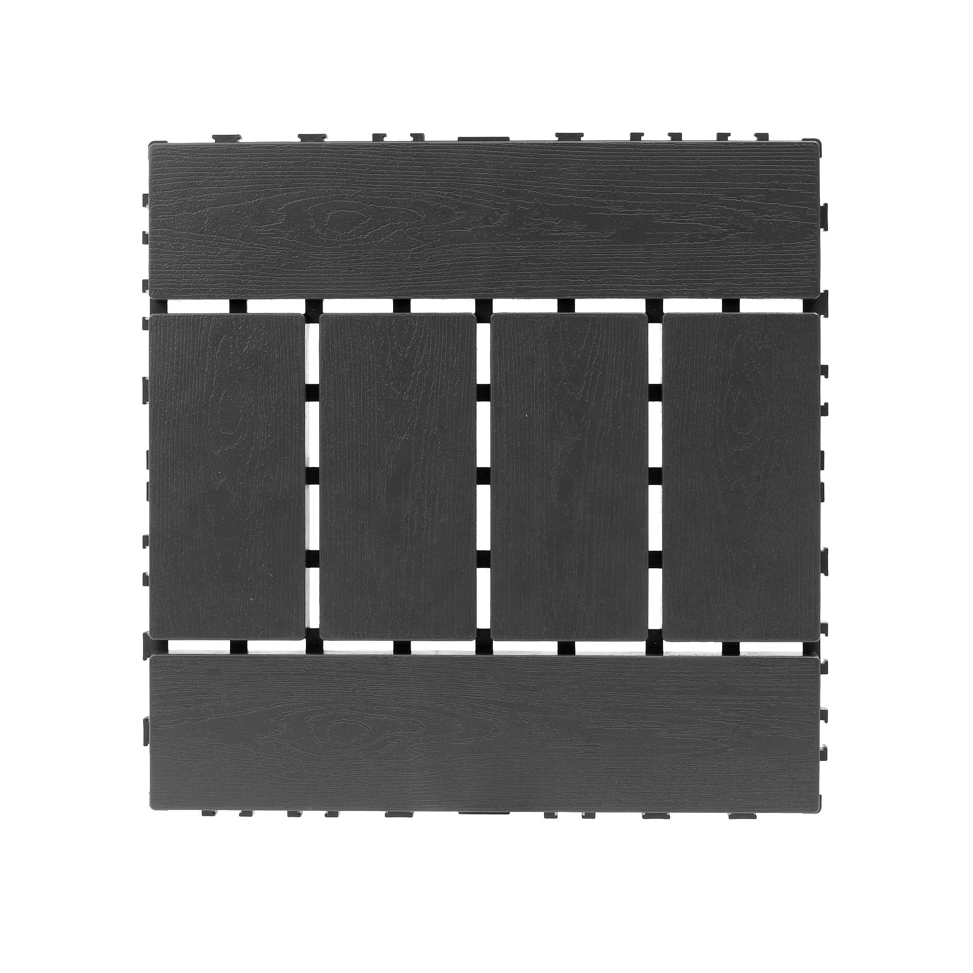 PANGIVO - Dalles de terrasses polypropylène gris 30 x 30 x 2 cm - PANGIVO - Image 5