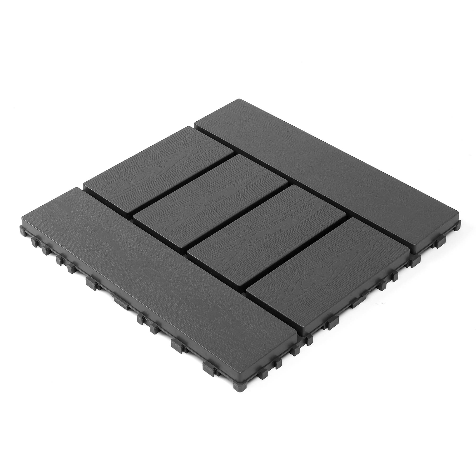 PANGIVO - Dalles de terrasses polypropylène gris 30 x 30 x 2 cm - PANGIVO - Image 1