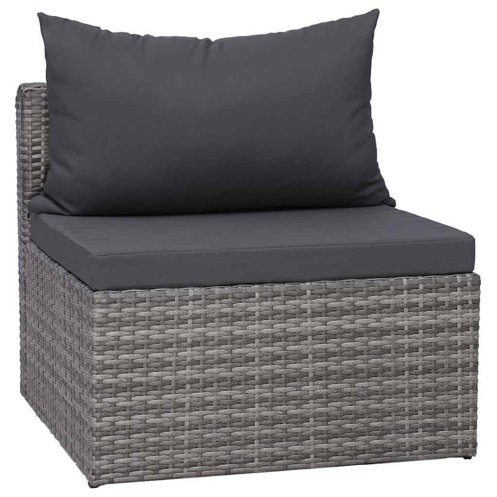 Vidaxl - Salon de jardin 6 pcs et coussins et oreillers Résine tressée vidaXL 44159 - Imagen 6