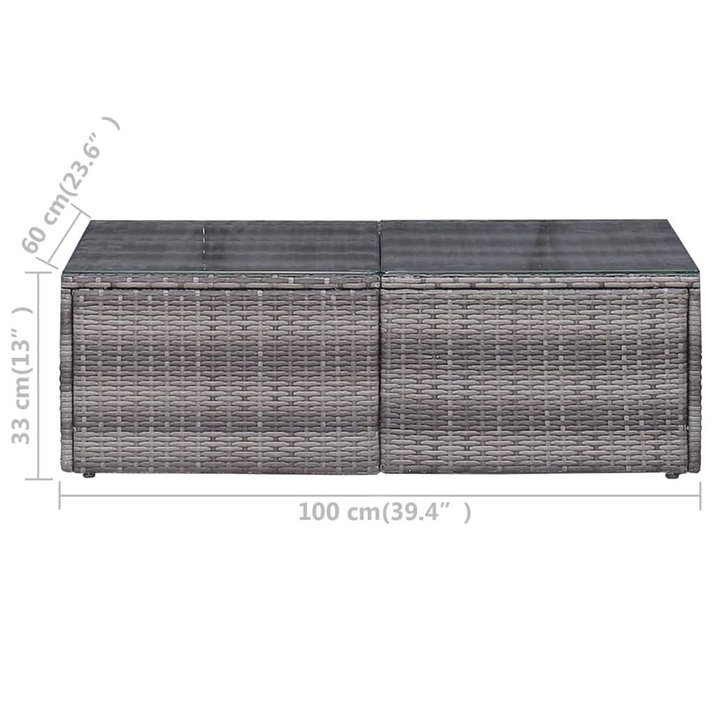 Vidaxl - Salon de jardin 6 pcs et coussins et oreillers Résine tressée vidaXL 44159 - Imagen 3