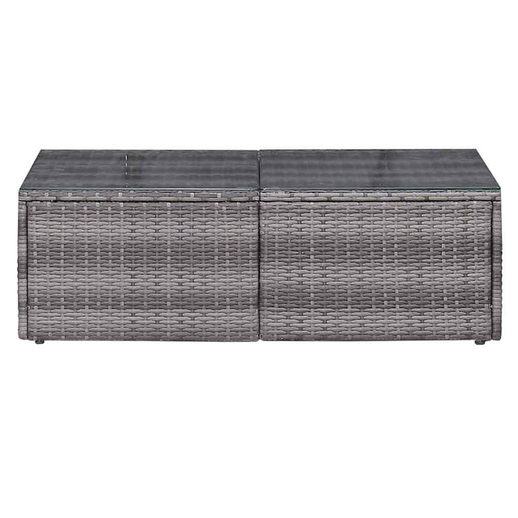 Vidaxl - Salon de jardin 6 pcs et coussins et oreillers Résine tressée vidaXL 44159 - Imagen 7