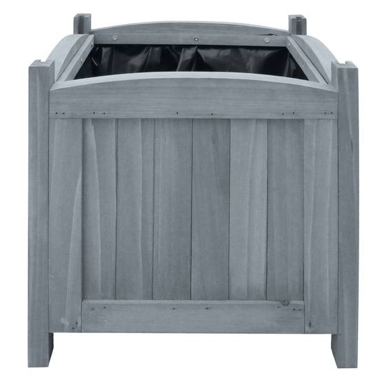 2 pcs Jardinière | Lits surélevés de Jardin 30x30x30 cm Bois de sapin massif - Image 1