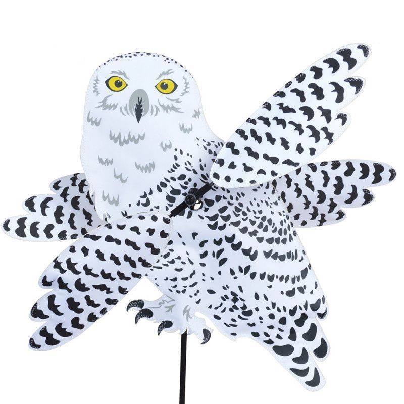 Girouette jardin - Premier Kites - Hibou des neiges