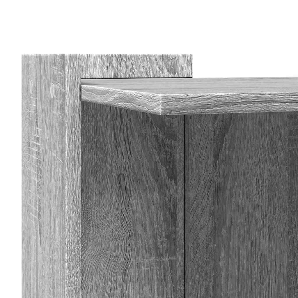 Vidaxl - Meuble de bac à litière pour chat sonoma gris bois d'ingénierie vidaXL 857747 - Image 4