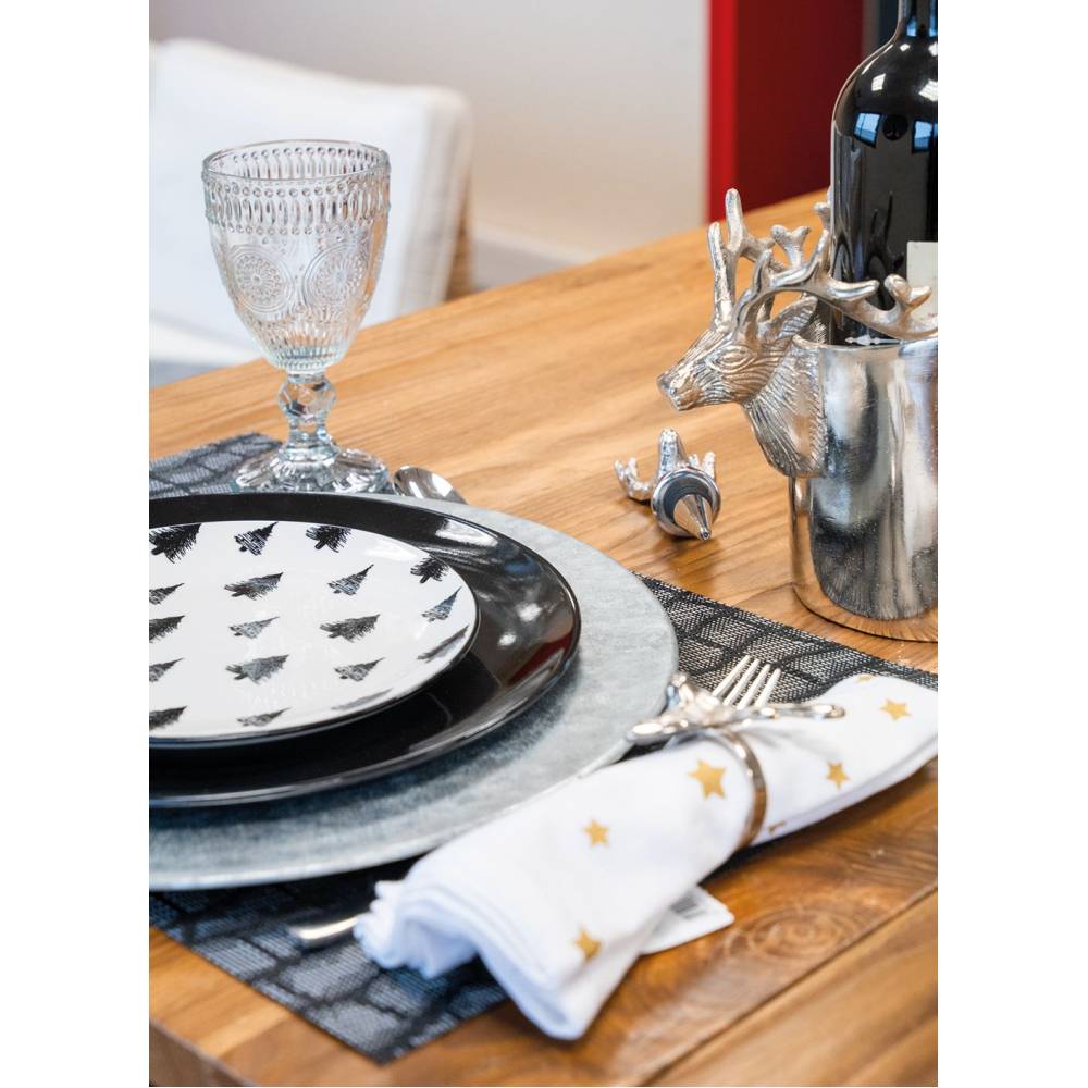 Aubry Gaspard - Set de table en vinyle croco (Lot de 6) - Imagen 2