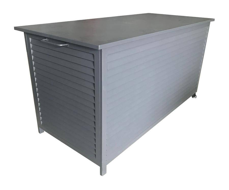 Proloisirs - Grand coffre de rangement STORIA - Gris PROLOISIRS