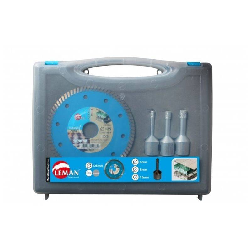 Kit carrelage spécial meuleuse LEMAN KITCAR.125 Leman