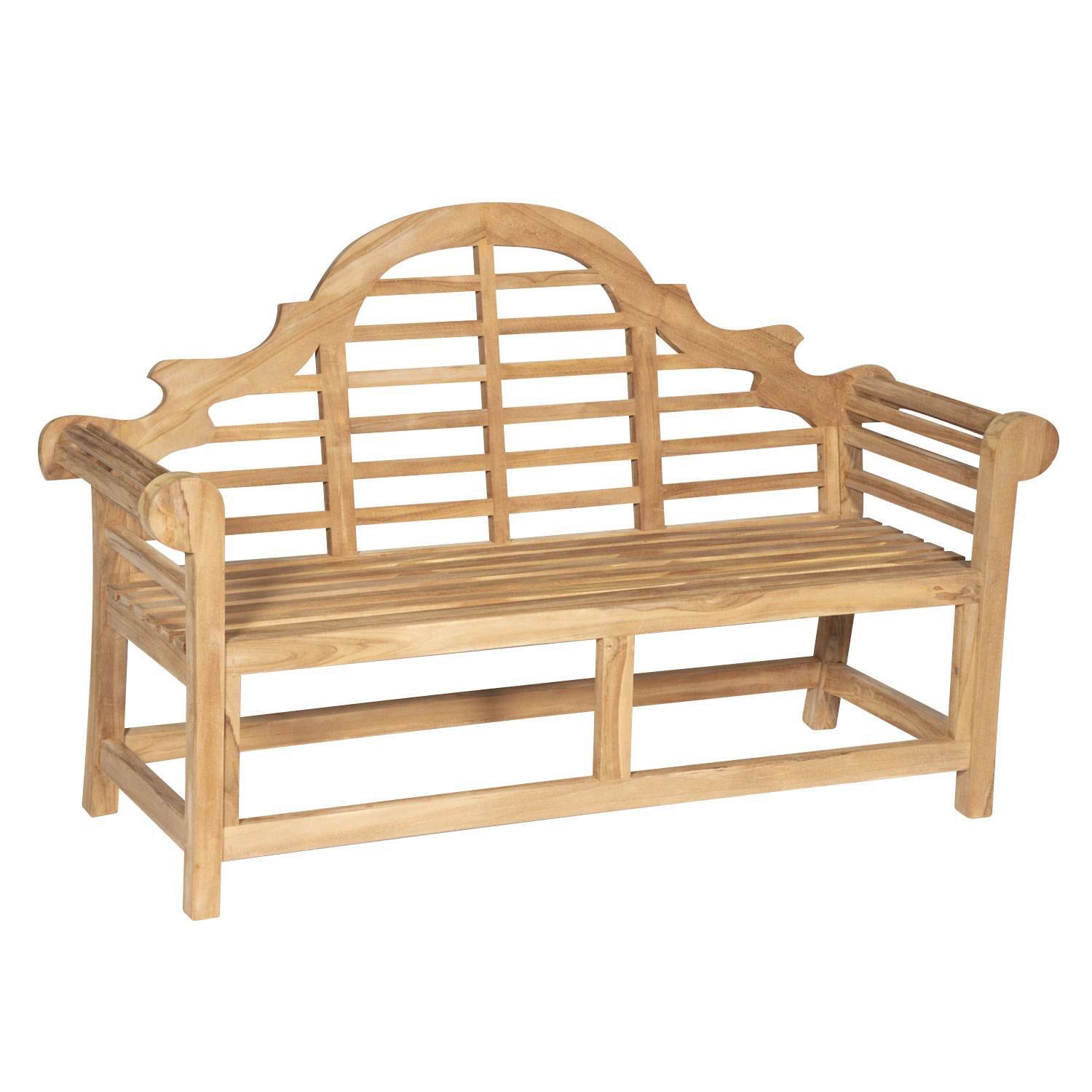 Happy Garden - Banc de jardin en teck 150cm JAVA - HAPPY GARDEN - Imagen 1