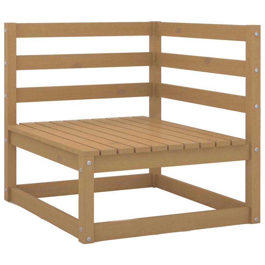 Helloshop26 - Salon de jardin meuble d'extérieur ensemble de mobilier 7 pièces avec coussins bois de pin massif - Imagen 3