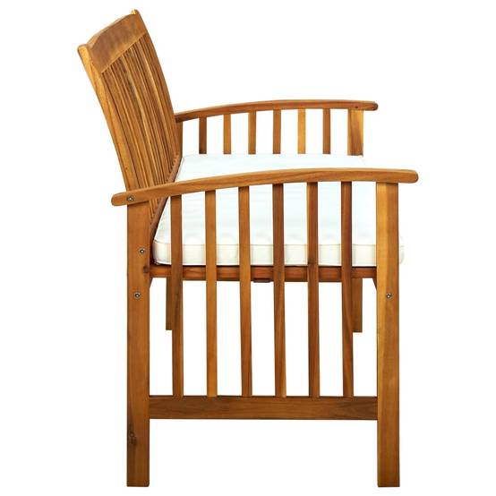 Prolenta Premium - Banc de jardin Blanc 64 X 147 cm - Prolenta Premium - Image 4