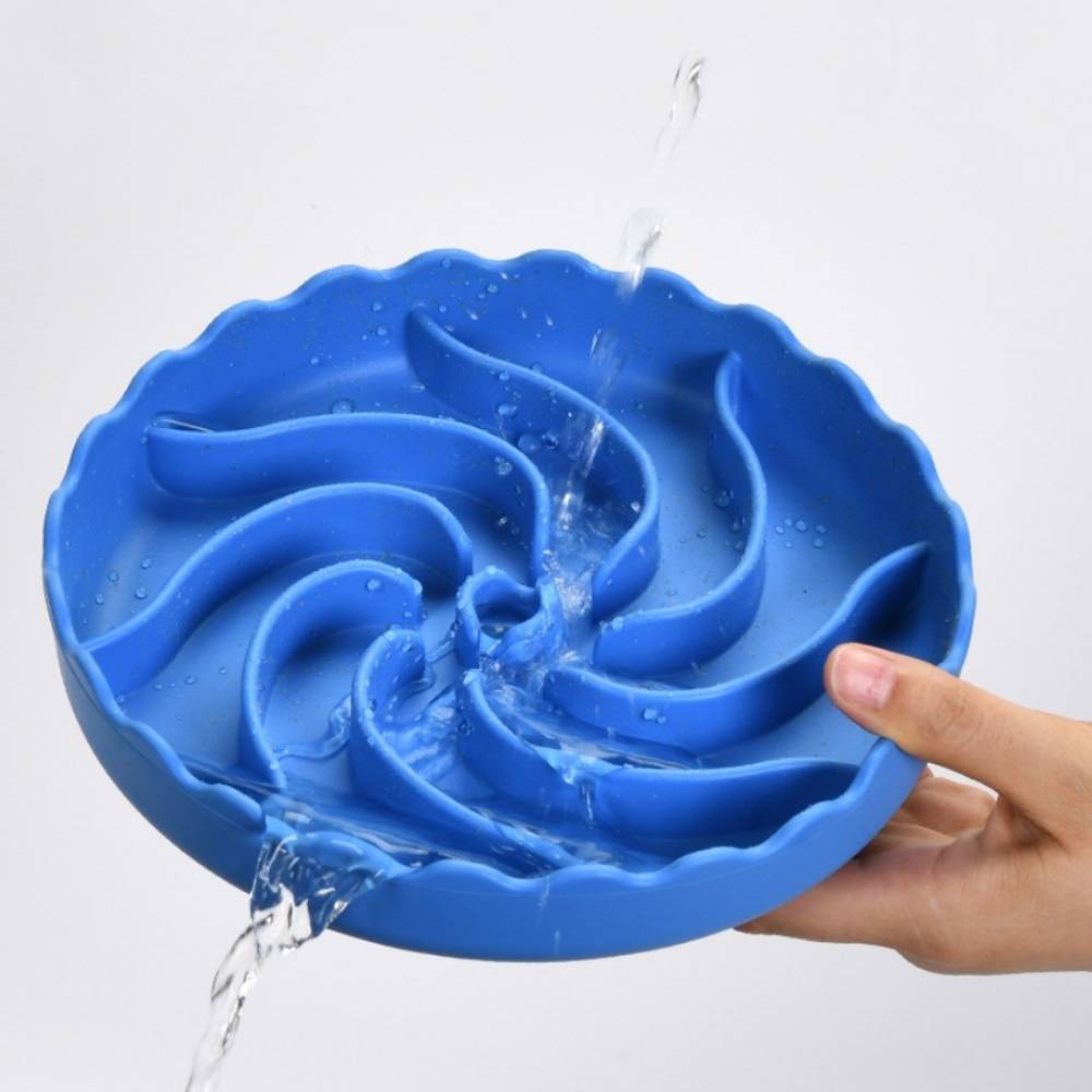 IntiMeg - Bol anti-glouton en silicone pour chien Bleu IntiMeg - Image 6