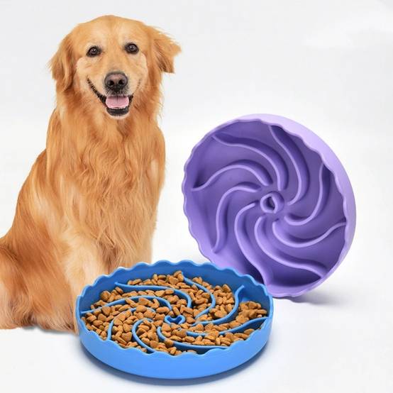IntiMeg - Bol anti-glouton en silicone pour chien Bleu IntiMeg - Image 1