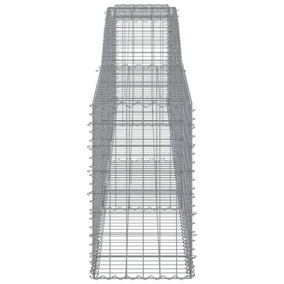 Vidaxl - Paniers à gabions arqués 3 pcs 400x50x80/100 cm Fer galvanisé vidaXL 3146984 - Image 6