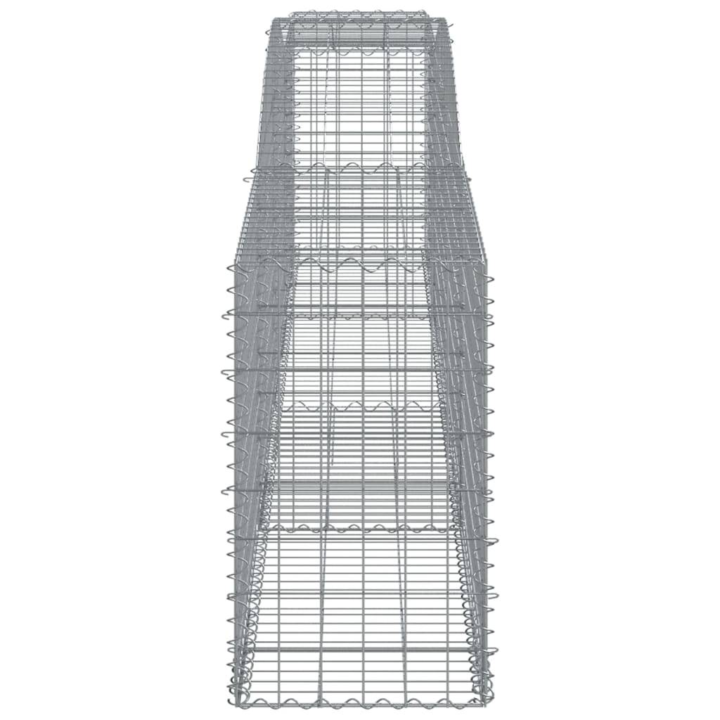 Vidaxl - Paniers à gabions arqués 3 pcs 400x50x80/100 cm Fer galvanisé vidaXL 3146984 - Image 6