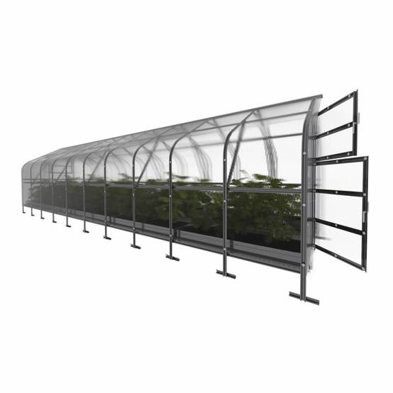 KLASIKA GREENHOUSES - Serre KLASIKA*DROP 30m2, 2,5m x 12m, 6 mm avec revêtement en polycarbonate - Image 4