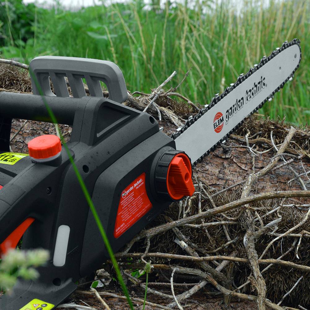 Elem Garden Technic - Tronçonneuse électrique 2000W - Guide 40cm - 12,1 m/s - Elem garden - Image 4
