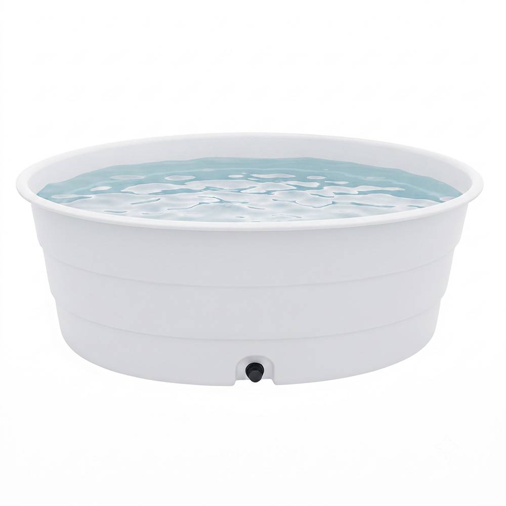 Plast'Up Rotomoulage - Piscine hors-sol 1300l blanche - plast'up rotomoulage - Image 1
