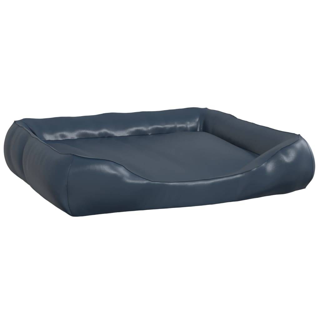 Vidaxl - Lit pour chien Bleu foncé 80x68x23 cm Similicuir vidaXL 171235 - Imagen 2