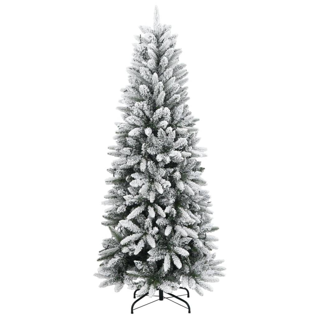 Sapin de Noël | Arbre de Noël artificiel 300 LED et neige floquée 240 cm Maison Chic - Image 3