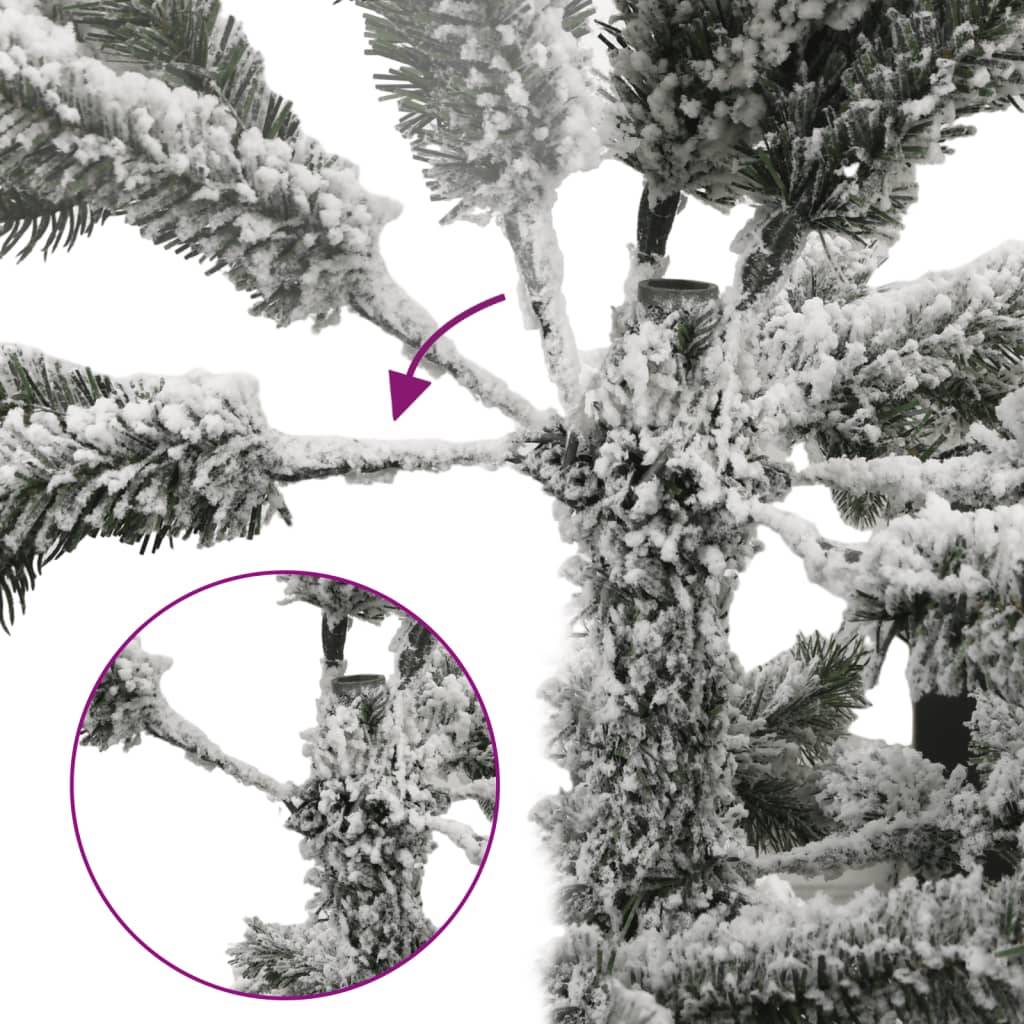 Sapin de Noël | Arbre de Noël artificiel 300 LED et neige floquée 240 cm Maison Chic - Image 5