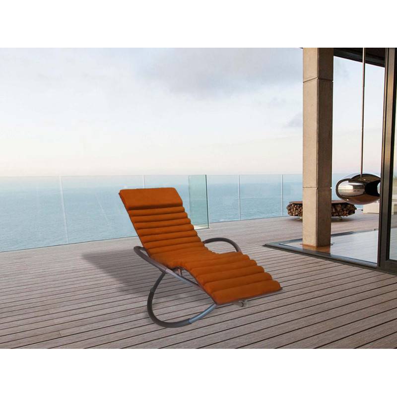 Châlet-Jardin - Bain de soleil Swing Luxe Monaco en aluminium - Terracotta Chalet & Jardin - Image 5