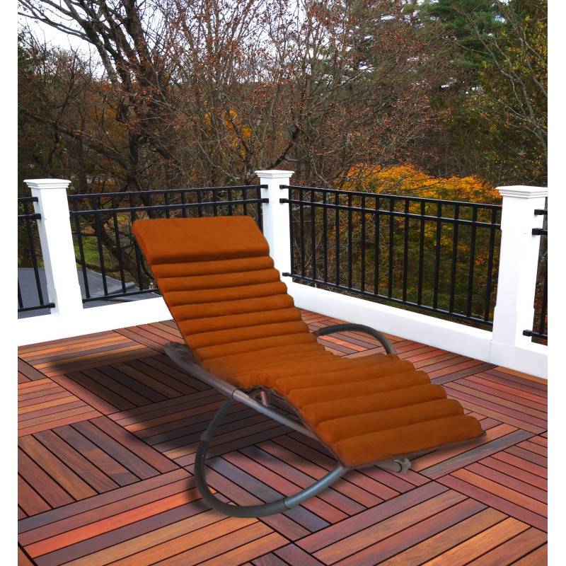 Châlet-Jardin - Bain de soleil Swing Luxe Monaco en aluminium - Terracotta Chalet & Jardin - Image 4