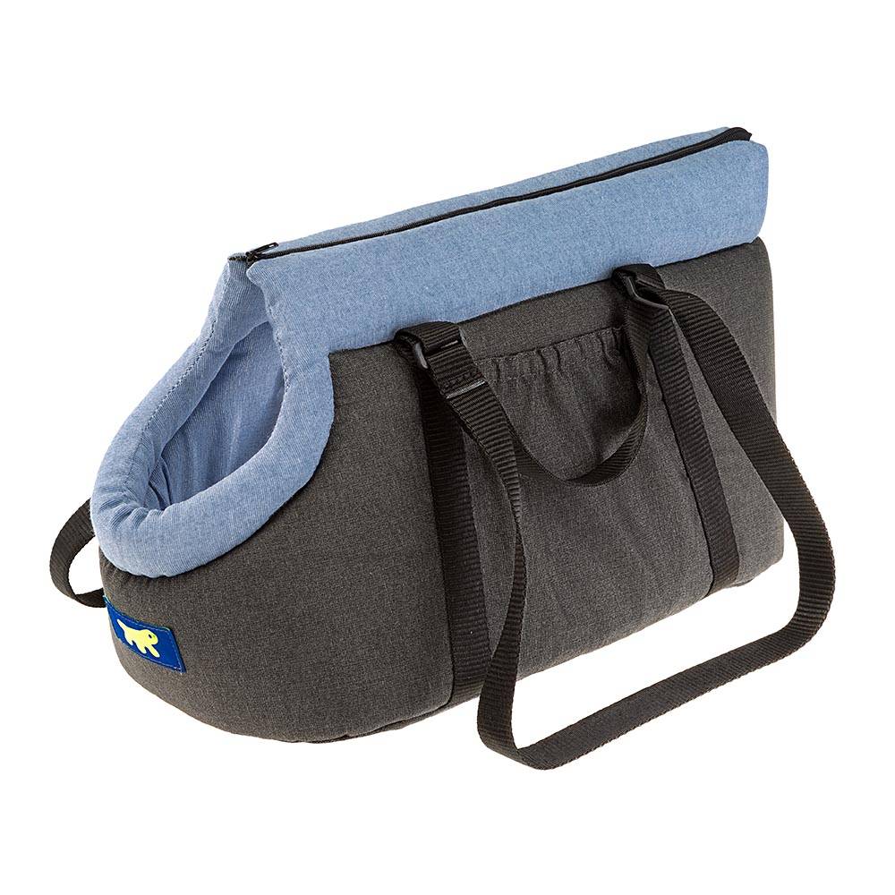 Ferplast - Ferplast Sac de Transport pour Chat BORSELLO, Sac Transport Chien, Caisse Transport Chien,Sangles réglables, Sangle de sécurité, Lavable, Max 10 Kg,