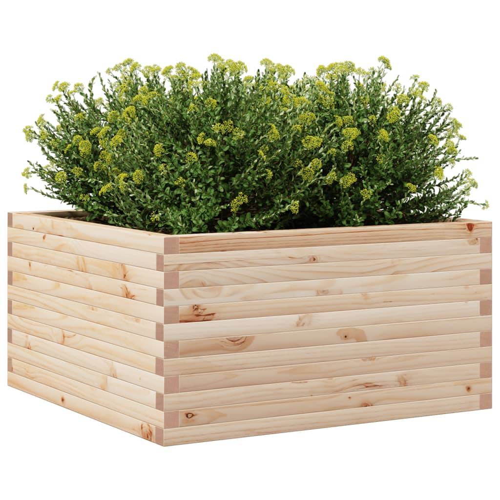 Maison Chic - Jardinière, Bac à fleurs, Pot de fleurs 90x90x46 cm bois de pin massif - Imagen 4