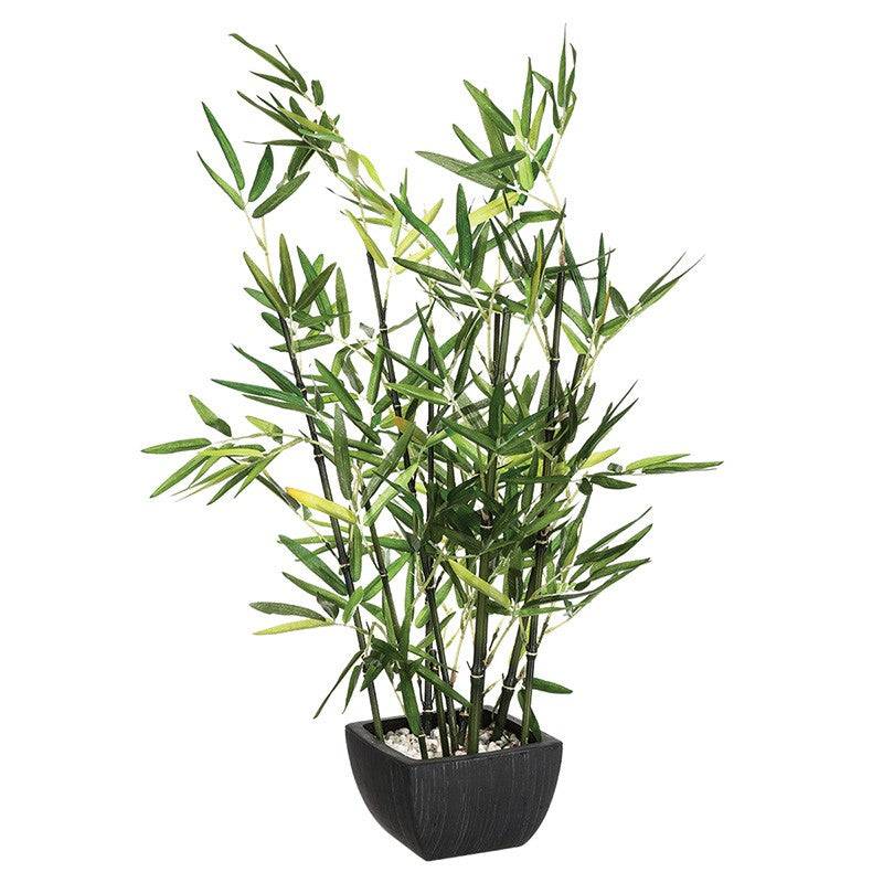 No name  - Plante artificiel en pot vert 43x34x67cm