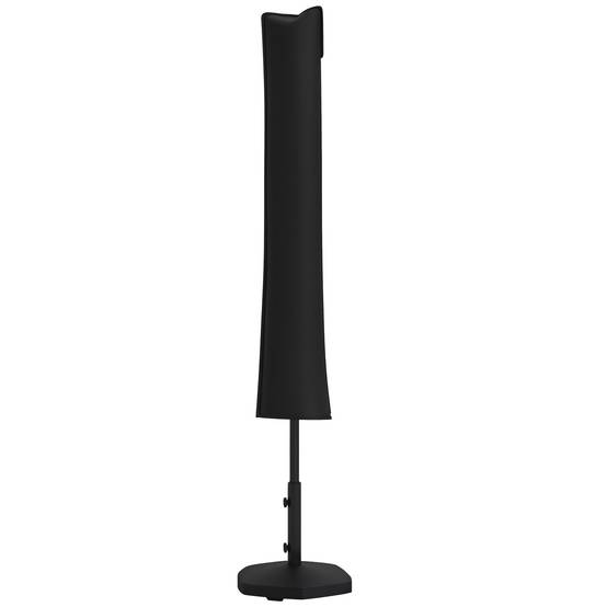 Housse de protection pour parasol droit en polyester oxford 420D noir 35 x 25 x 178 cm - PANGIVO - Image 1