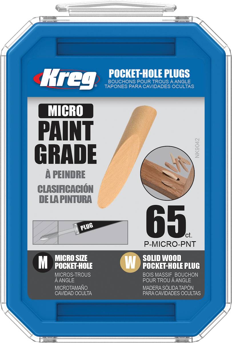 Bouchons de micro-trous de poche en bois massif - KREG - P-MICRO-PNT