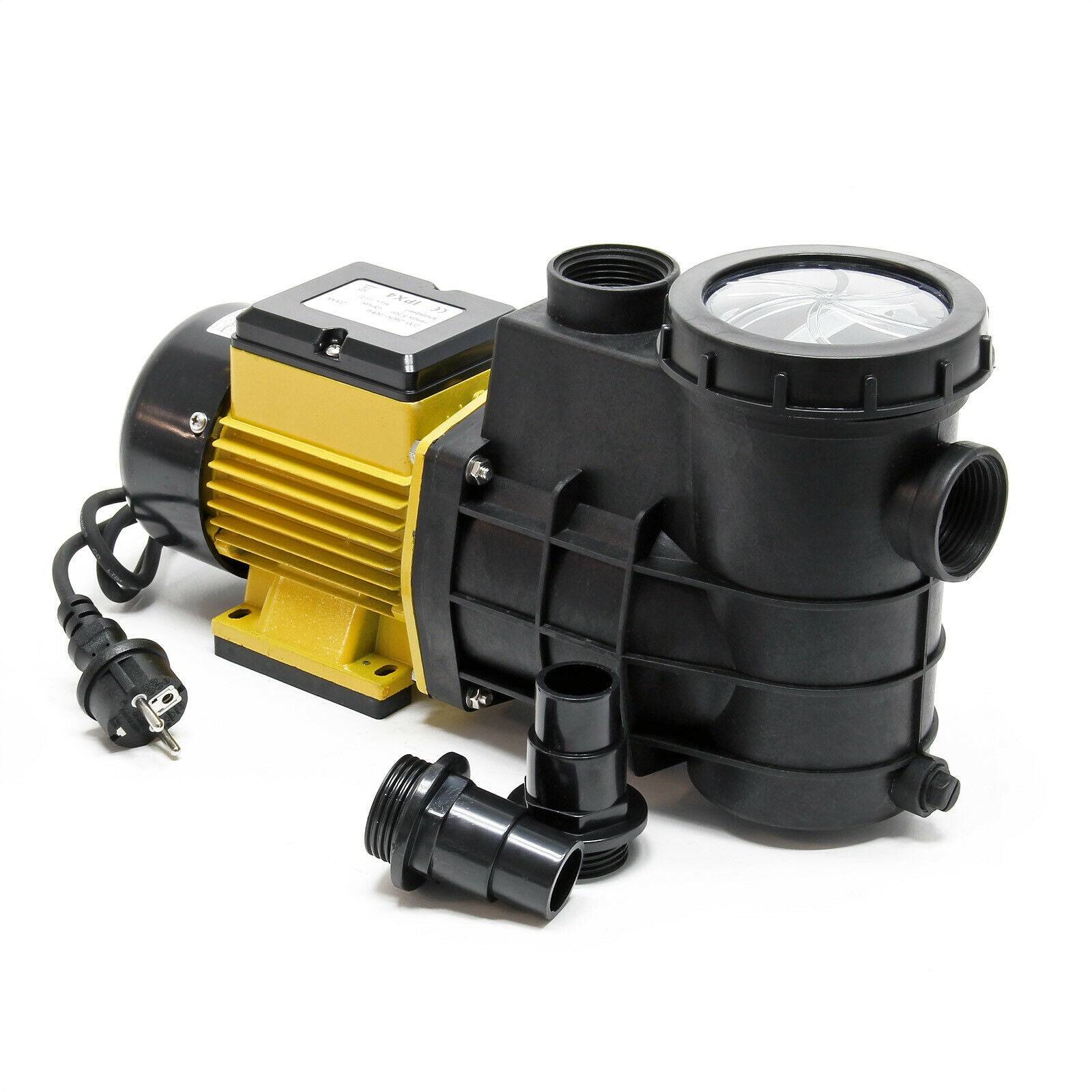 Helloshop26 - Pompe piscine 8000l/h 380 watts pompe filtration circulation eau pool - Imagen 2