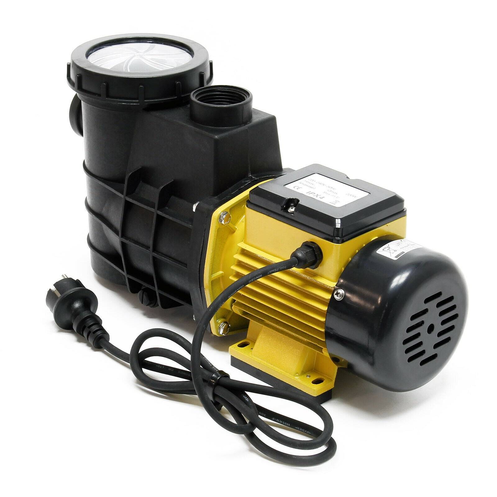 Helloshop26 - Pompe piscine 8000l/h 380 watts pompe filtration circulation eau pool - Imagen 3