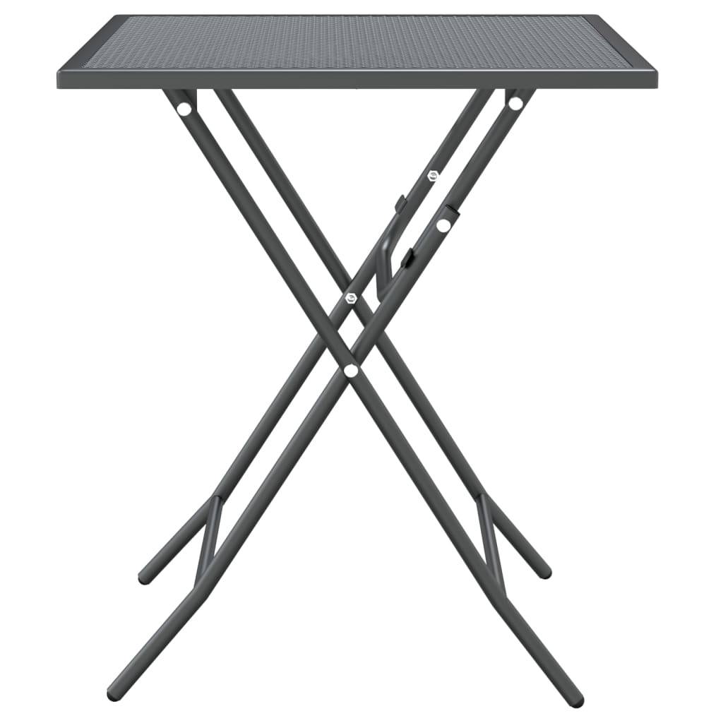 PANGIVO - Table de jardin maille métallique anthracite 60 x 60 x 72 cm - PANGIVO - Image 4