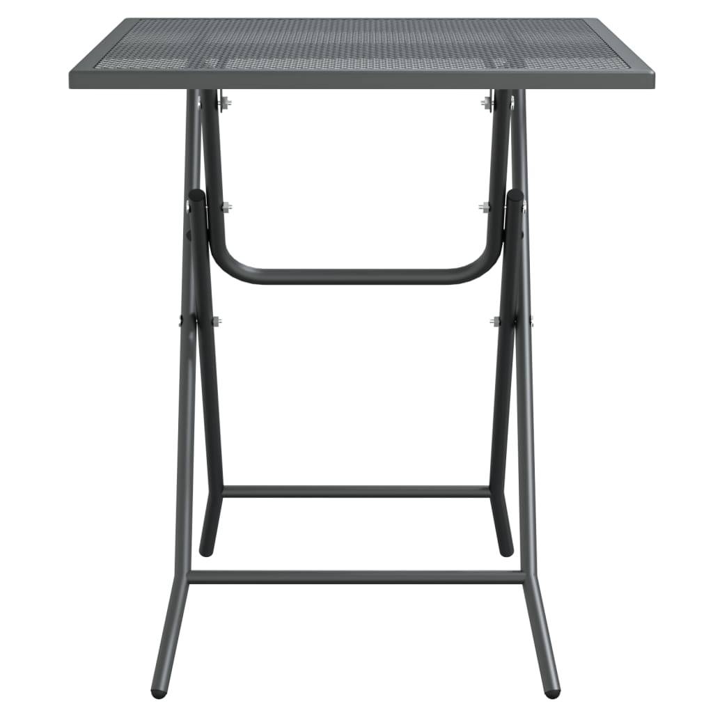 PANGIVO - Table de jardin maille métallique anthracite 60 x 60 x 72 cm - PANGIVO - Image 3