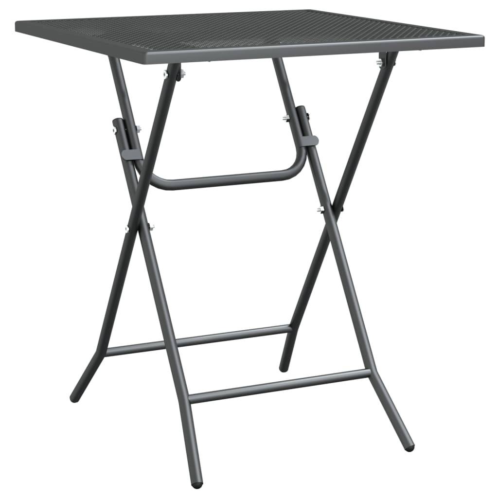 PANGIVO - Table de jardin maille métallique anthracite 60 x 60 x 72 cm - PANGIVO - Image 5