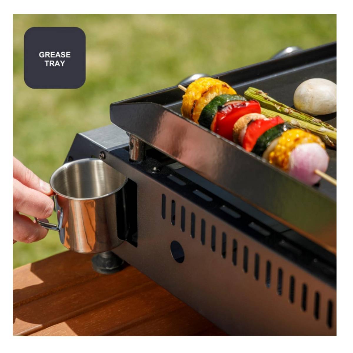 Black & Decker - Plancha gaz 4900w plaque acier 45×36cm BXOP4900F Black+decker - Image 5